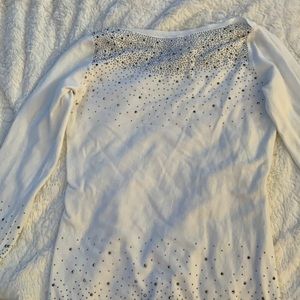 Oliver white tee with gems on it